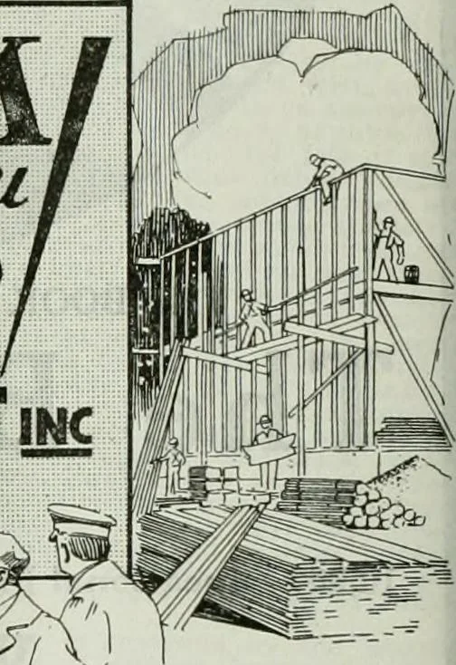 An illustration from Building & engineering news, 1914, leaf 277
