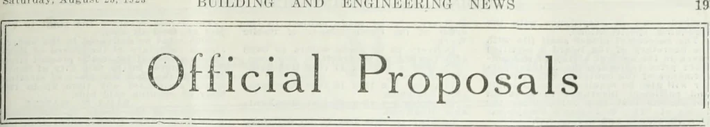 An illustration from Building & engineering news, 1914, leaf 320