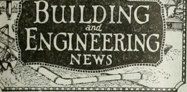 An illustration from Building & engineering news, 1914, leaf 346