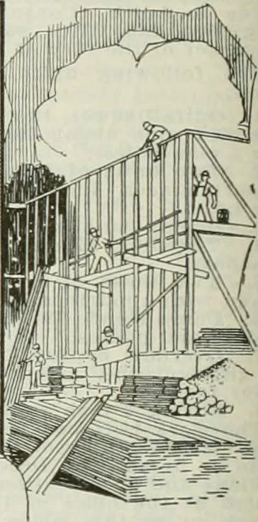 An illustration from Building & engineering news, 1914, leaf 361