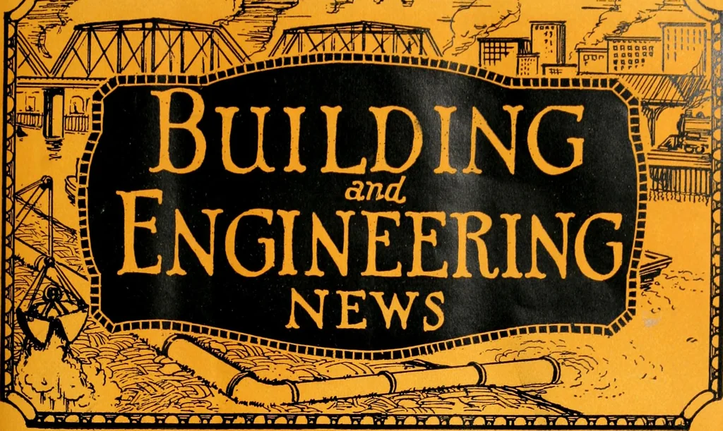 An illustration from Building & engineering news, 1914, leaf 42