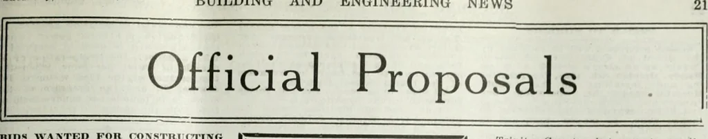 An illustration from Building & engineering news, 1914, leaf 570