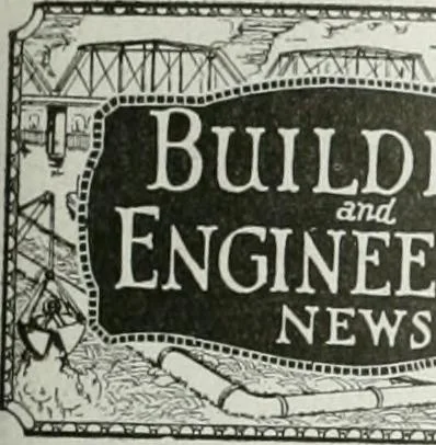 An illustration from Building & engineering news, 1914, leaf 594