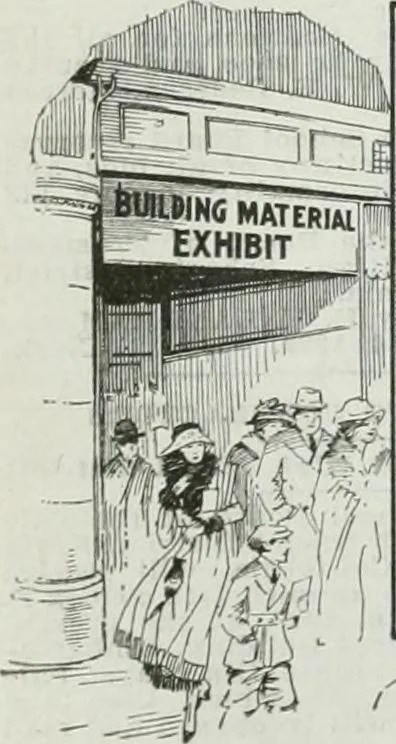 An illustration from Building & engineering news, 1914, leaf 737