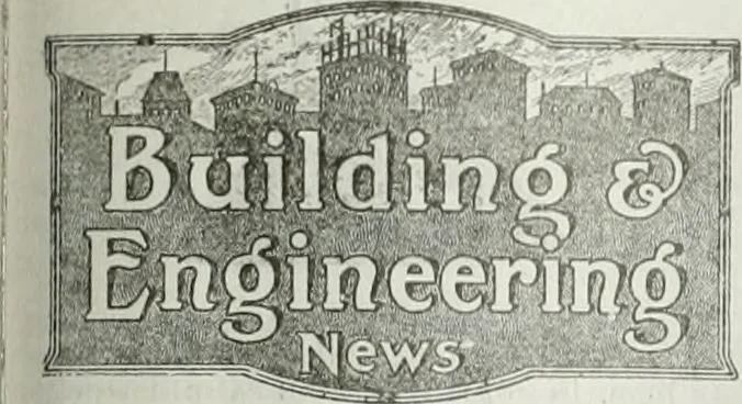 An illustration from Building & engineering news, 1914, leaf 970