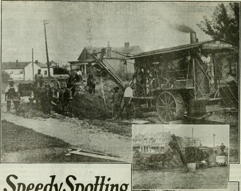 An illustration from Building & engineering news, 1914, leaf 141