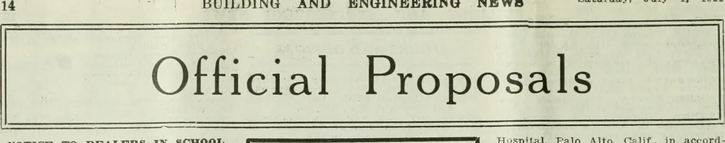 An illustration from Building & engineering news, 1914, leaf 17