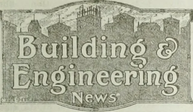 An illustration from Building & engineering news, 1914, leaf 340