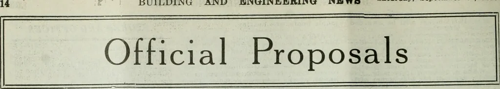 An illustration from Building & engineering news, 1914, leaf 451