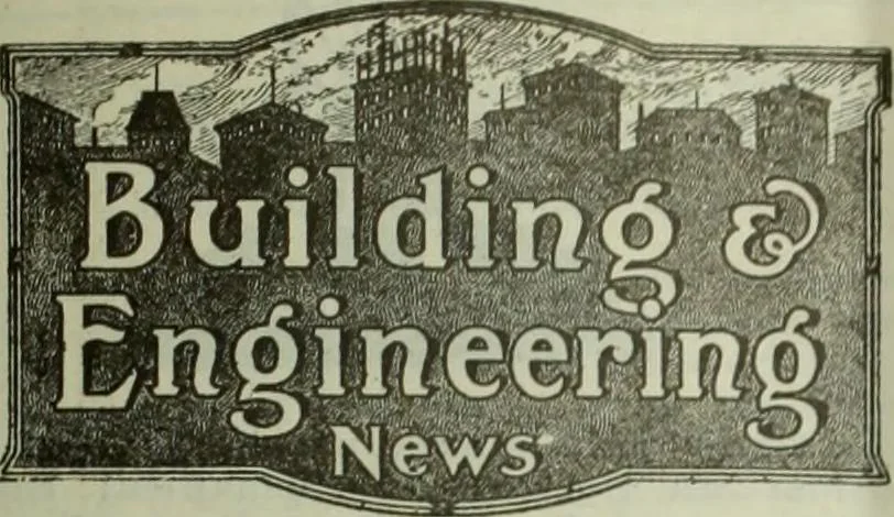 An illustration from Building & engineering news, 1914, leaf 172