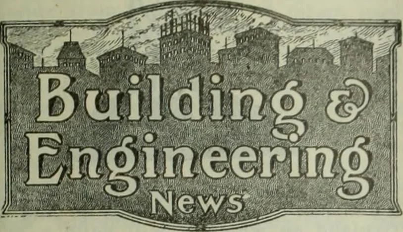 An illustration from Building & engineering news, 1914, leaf 204