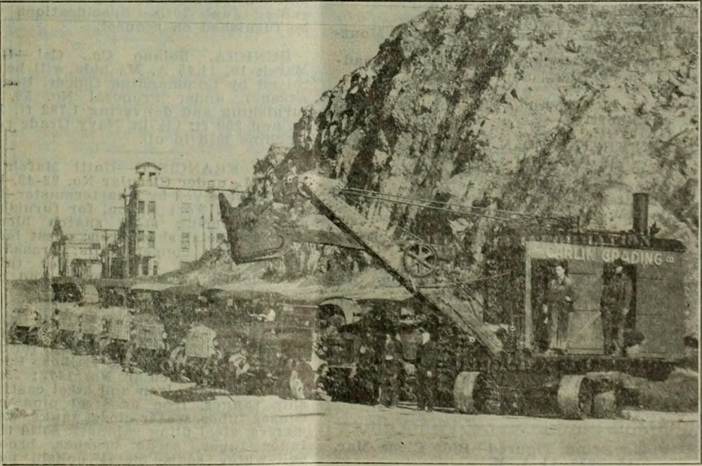An illustration from Building & engineering news, 1914, leaf 274
