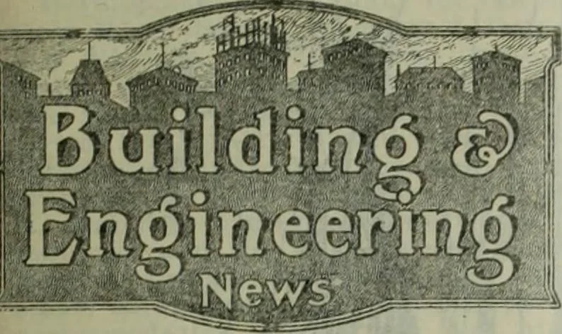 An illustration from Building & engineering news, 1914, leaf 38