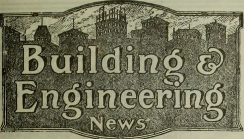 An illustration from Building & engineering news, 1914, leaf 480