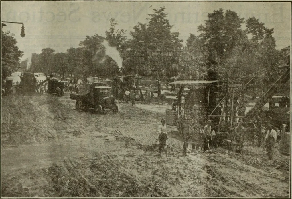 An illustration from Building & engineering news, 1914, leaf 529