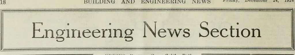 An illustration from Building & engineering news, 1914, leaf 1035