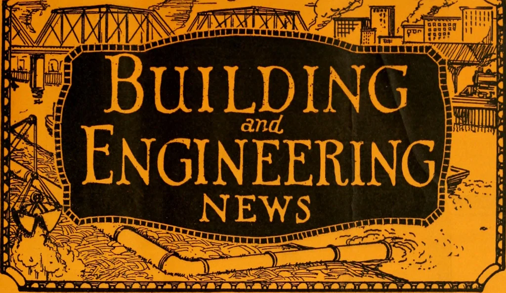 An illustration from Building & engineering news, 1914, leaf 170