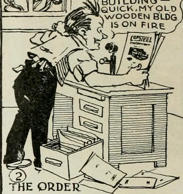 An illustration from Building & engineering news, 1914, leaf 747
