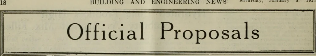 An illustration from Building & engineering news, 1914, leaf 23