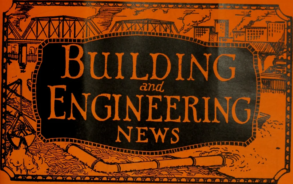 An illustration from Building & engineering news, 1914, leaf 248