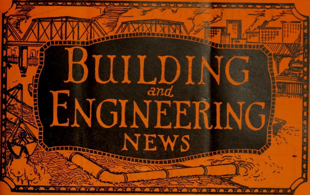 An illustration from Building & engineering news, 1914, leaf 290