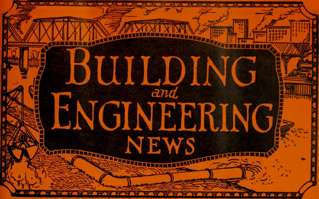 An illustration from Building & engineering news, 1914, leaf 366