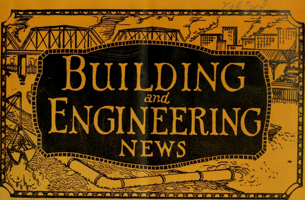 An illustration from Building & engineering news, 1914, leaf 4