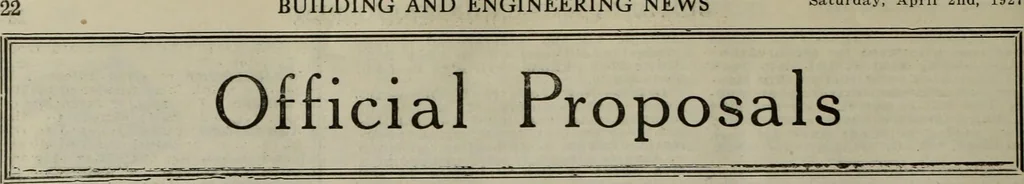 An illustration from Building & engineering news, 1914, leaf 515