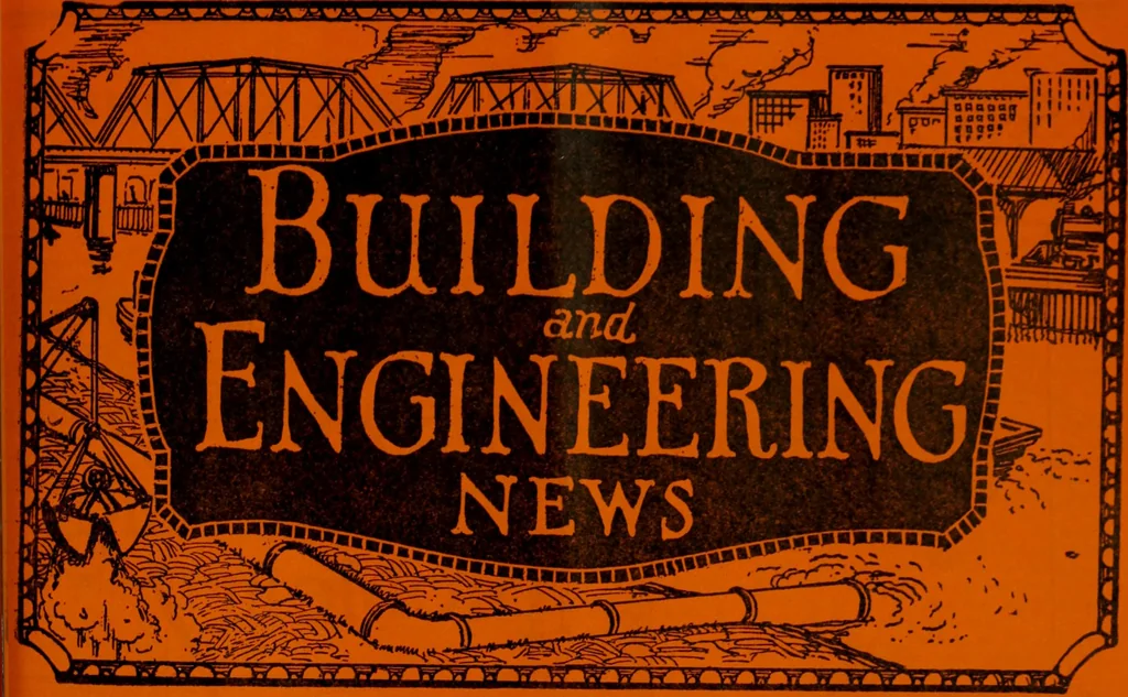 An illustration from Building & engineering news, 1914, leaf 576