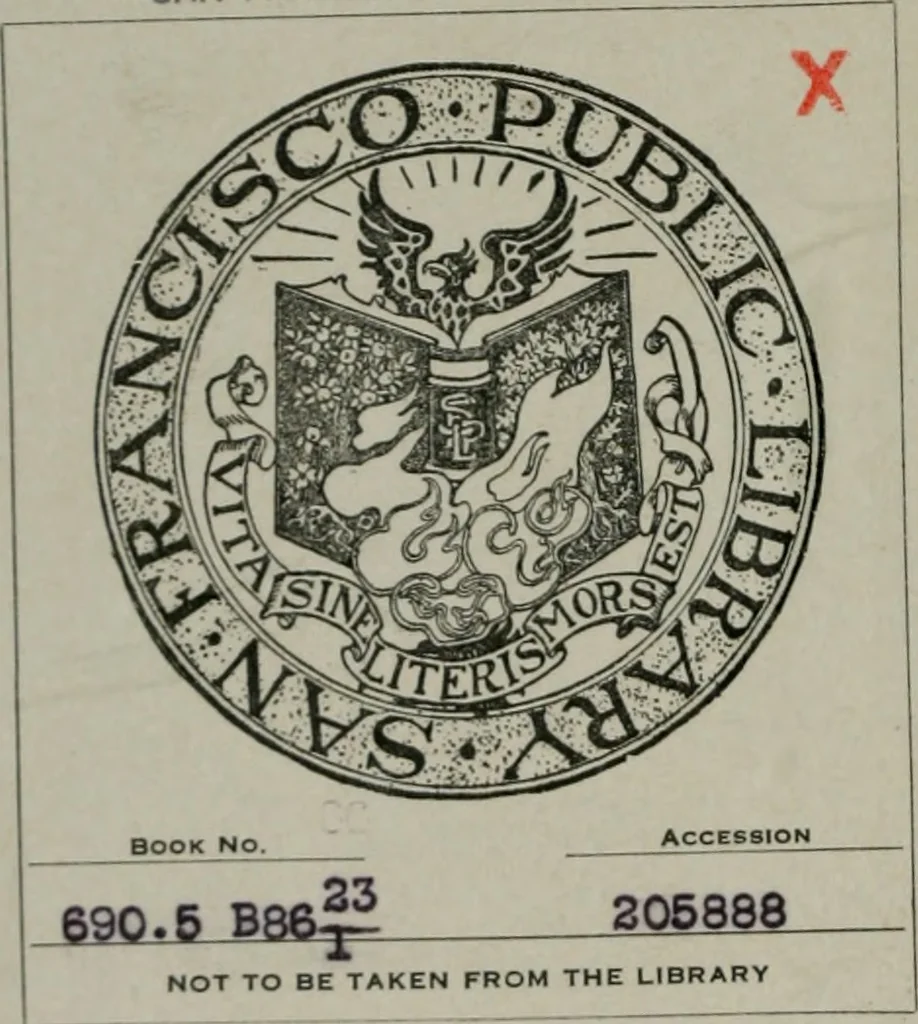 An illustration from Building & engineering news, 1914, leaf 1