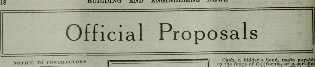 An illustration from Building & engineering news, 1914, leaf 145