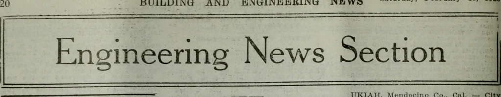 An illustration from Building & engineering news, 1914, leaf 181