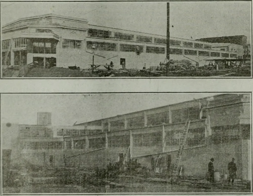 An illustration from Building & engineering news, 1914, leaf 237