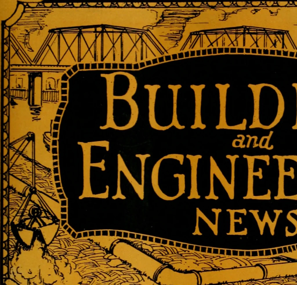 An illustration from Building & engineering news, 1914, leaf 756