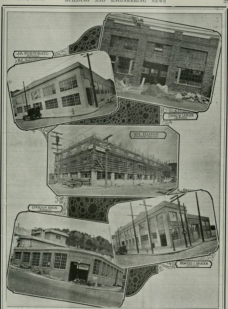 An illustration from Building & engineering news, 1914, leaf 792