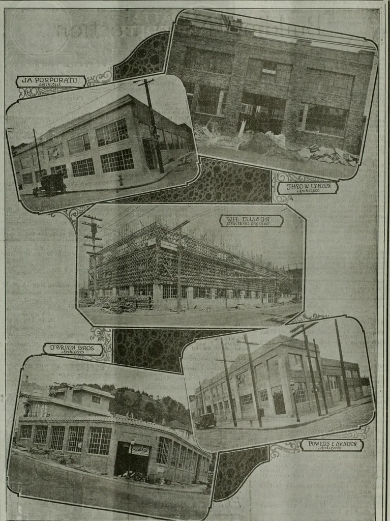 An illustration from Building & engineering news, 1914, leaf 826