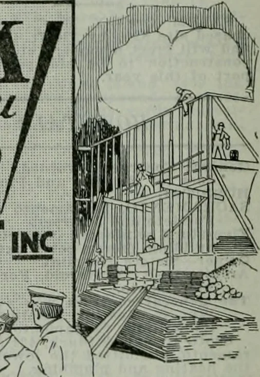 An illustration from Building & engineering news, 1914, leaf 913