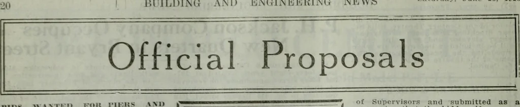 An illustration from Building & engineering news, 1914, leaf 965