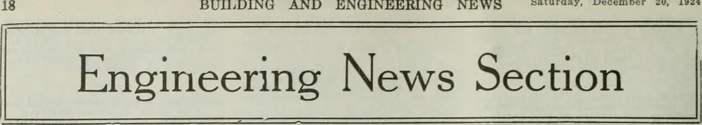 An illustration from Building & engineering news, 1914, leaf 1049