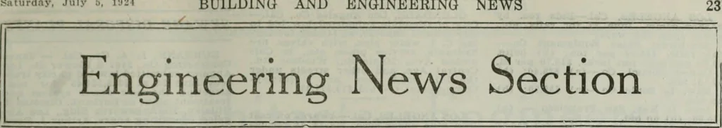 An illustration from Building & engineering news, 1914, leaf 26