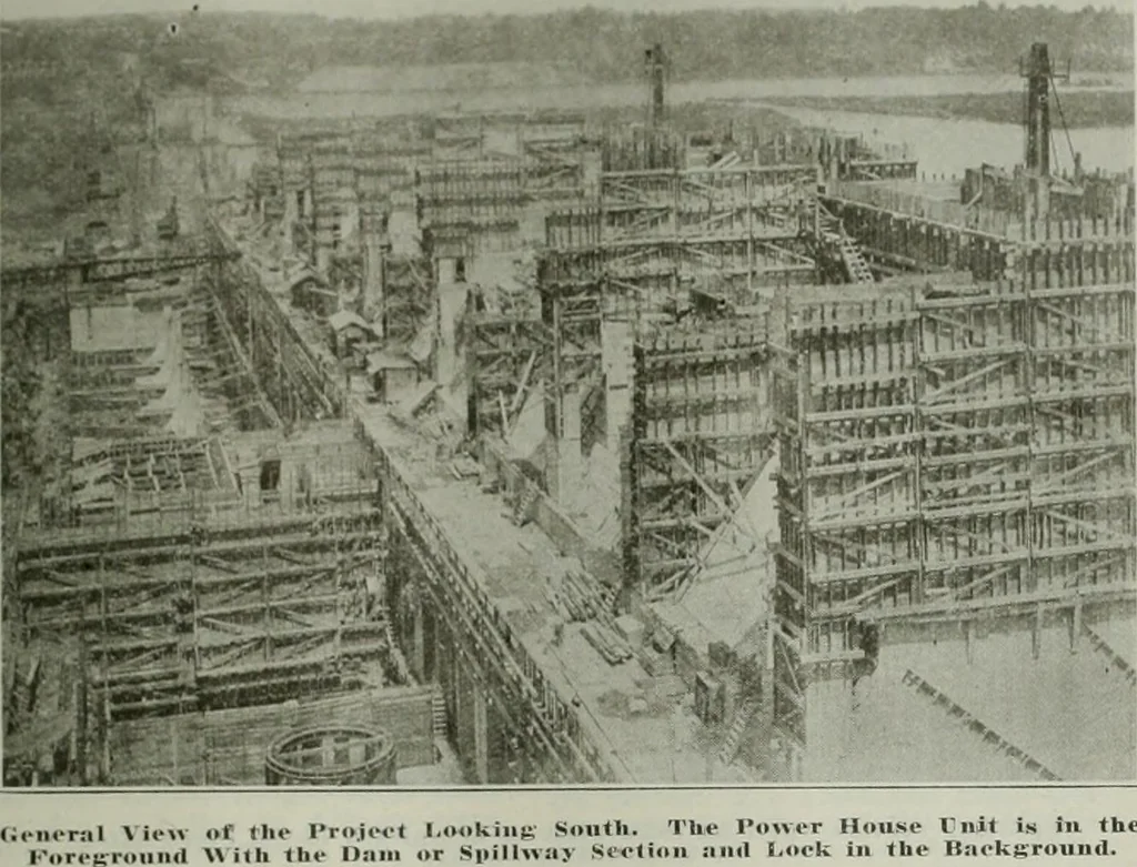 An illustration from Building & engineering news, 1914, leaf 274