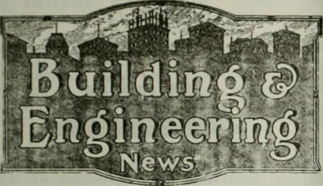 An illustration from Building & engineering news, 1914, leaf 446