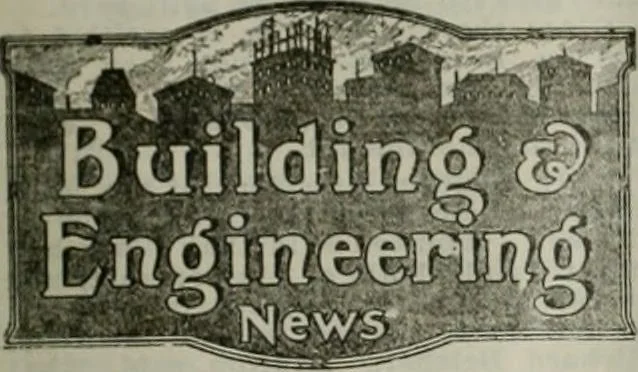 An illustration from Building & engineering news, 1914, leaf 6