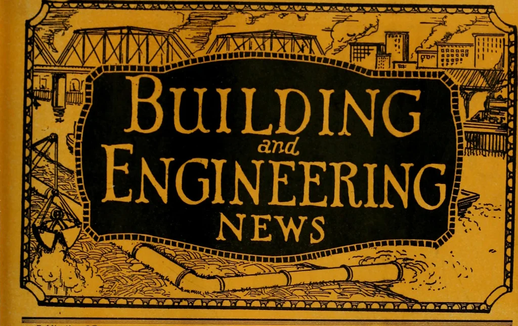 An illustration from Building & engineering news, 1914, leaf 906