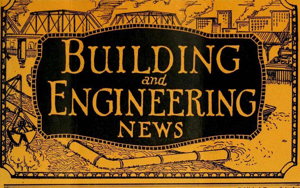 An illustration from Building & engineering news, 1914, leaf 1002