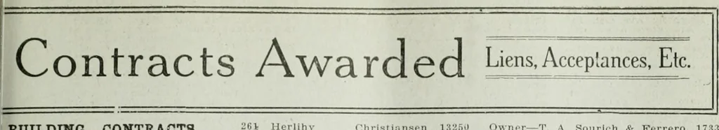 An illustration from Building & engineering news, 1914, leaf 160