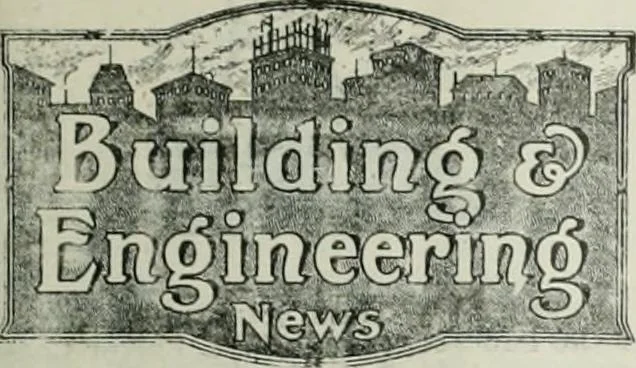 An illustration from Building & engineering news, 1914, leaf 258