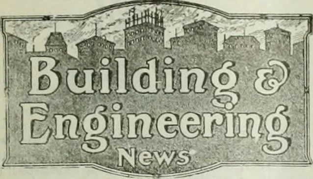 An illustration from Building & engineering news, 1914, leaf 392