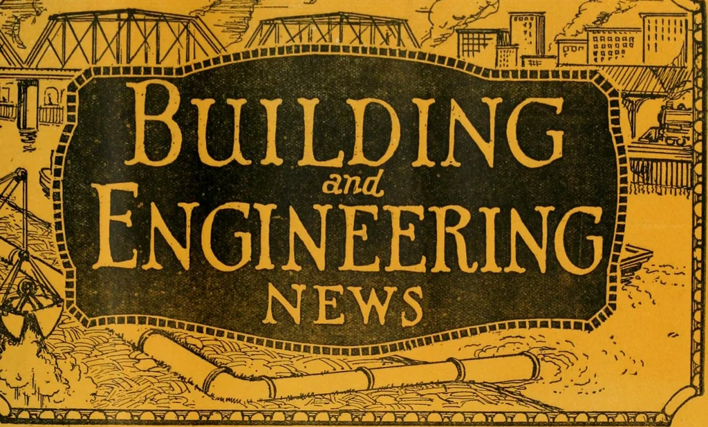 An illustration from Building & engineering news, 1914, leaf 474
