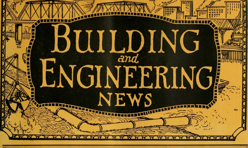 An illustration from Building & engineering news, 1914, leaf 48